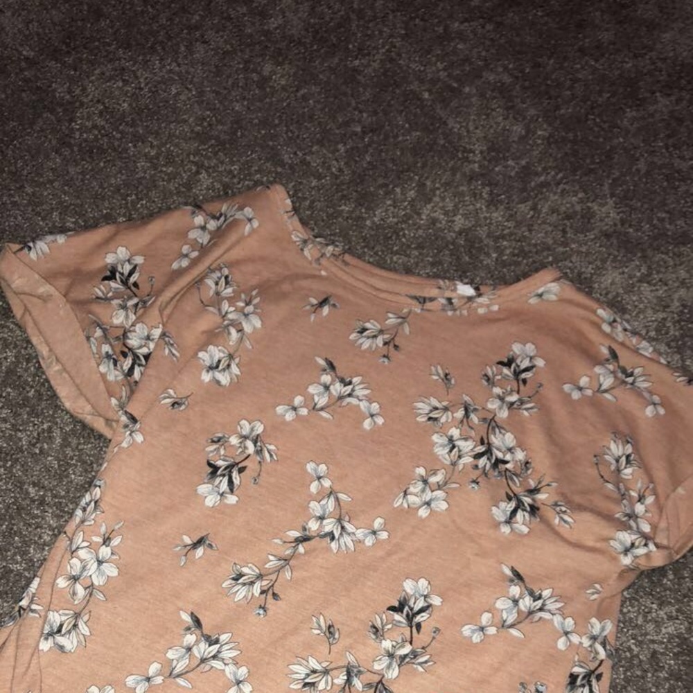 Flower crop top